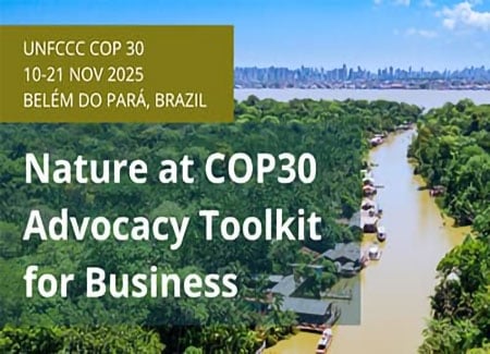 Business for Nature推出《在COP30推動自然：企業宣導工具包》，以支持自然與氣候整合議程的政策訴求。